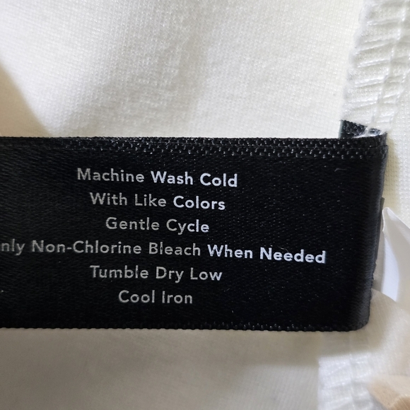 BOSTON PROPER Square Neck Crochet Ruffle Sleeve Stretch Blouse Large Off-White - Picture 12 of 16